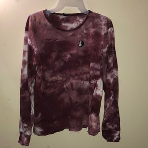 🖤 Zumiez purple & pink tie dye long sleeve